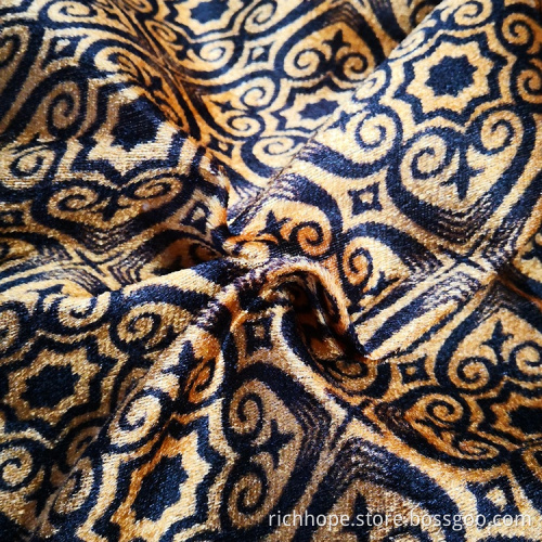 Strick-Jacquard-Vorhangstoff aus Polyesterfutter